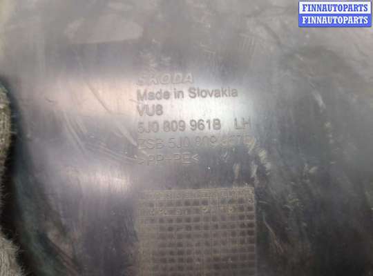 купить Защита арок (подкрылок) на Skoda Fabia 2007-2014