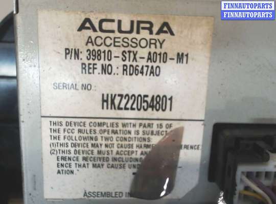 Дисплей мультимедиа AC36660 на Acura MDX 2007-2013