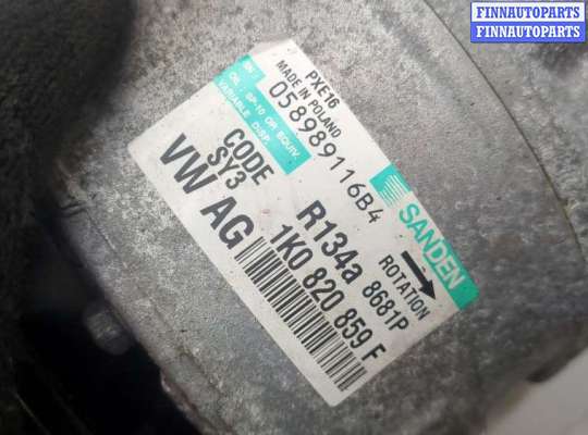 Компрессор кондиционера на Volkswagen Passat B6 (3C)
