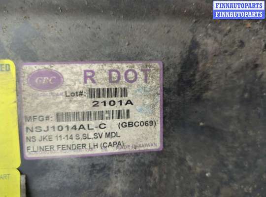 купить Защита арок (подкрылок) на Nissan Juke 2010-2019