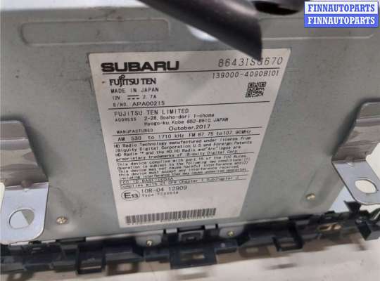 Магнитола на Subaru Forester IV (SJ)
