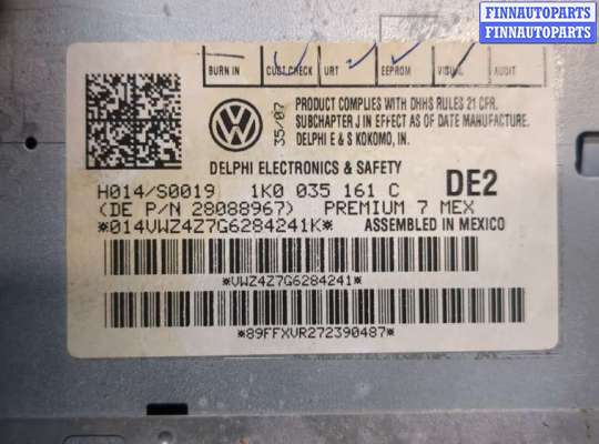Магнитола VG1689567 на Volkswagen Passat 6 2005-2010