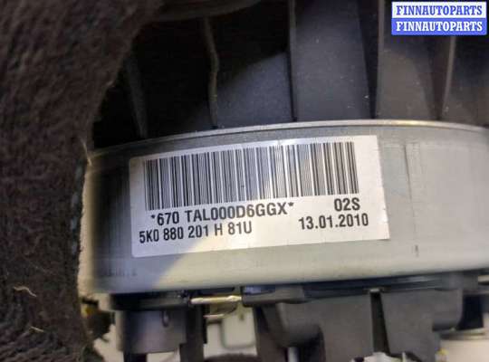 Подушка безопасности водителя (AirBag) на Volkswagen Golf VI (5K)