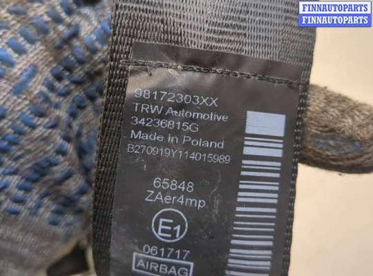 купить Ремень безопасности на Peugeot Rifter 2018-2025