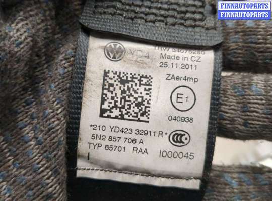 купить Ремень безопасности на Volkswagen Tiguan 2011-2018