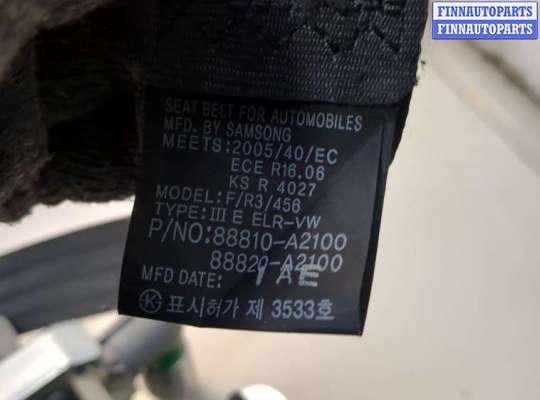 Ремень безопасности на Kia Ceed II (JD)