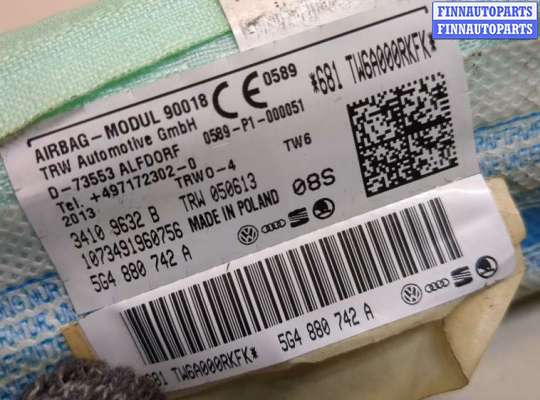 купить Подушка безопасности боковая (шторка) на Volkswagen Golf 7 2012-2020