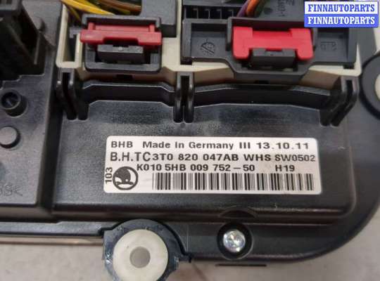 Блок управления печкой на Skoda Octavia (1Z, A5)