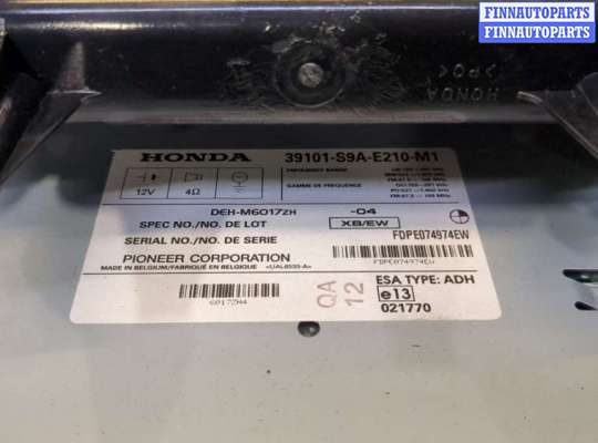 Магнитола на Honda CR-V II (RD_)