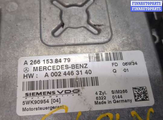 Блок управления двигателем MB1121568 на Mercedes A W169 2004-2012