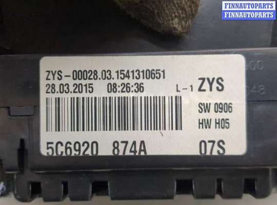 купить Щиток приборов (приборная панель) на Volkswagen Jetta 6 2010-2018