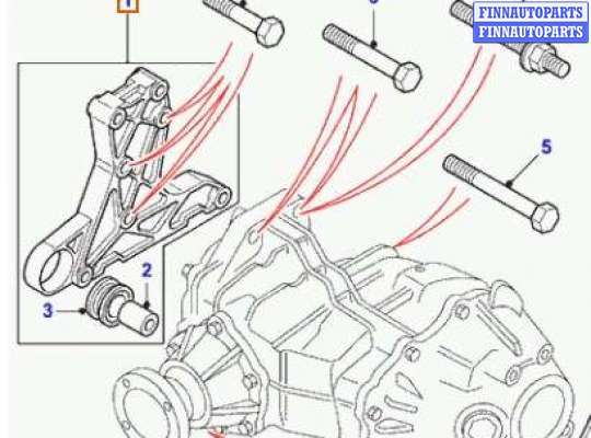 купить Кронштейн редуктора на Land Rover Freelander 1 1998-2006