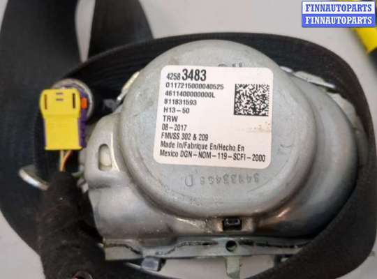 Ремень безопасности на Chevrolet Cruze II (J400)
