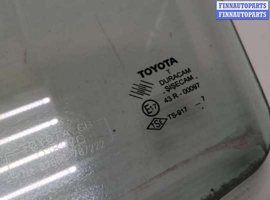 Стекло боковое двери на Toyota Auris I (E150)