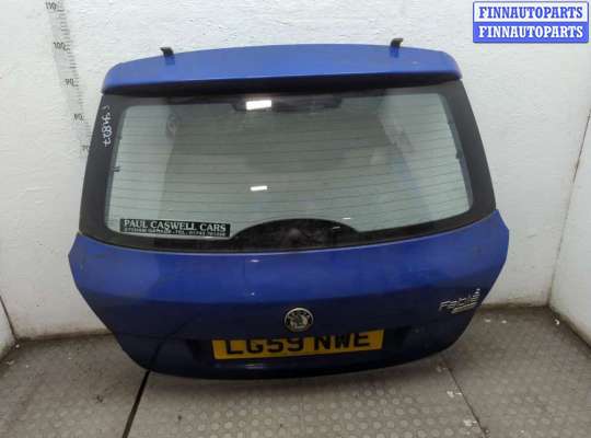 Подсветка номера SK525530 на Skoda Fabia 2007-2014