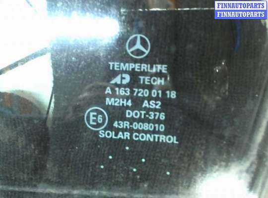 Стекло боковой двери MB900277 на Mercedes ML W163 1998-2004