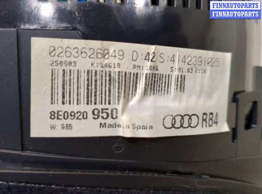 Щиток приборов на Audi A4 (8E/8H, B6)