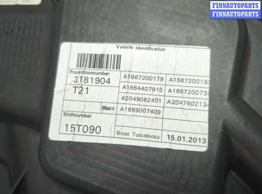 купить Стеклоподъемник электрический на Mercedes ML W166 2011-2015