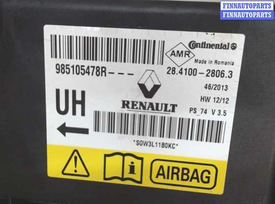 Блок управления подушками безопасности RN1097571 на Renault Megane 3 2009-2016