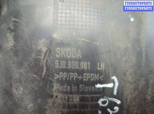 купить Защита арок (подкрылок) на Skoda Fabia 2007-2014