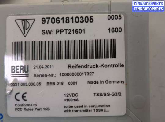 купить Блок контроля давления в шинах на Porsche Panamera 2009-2016