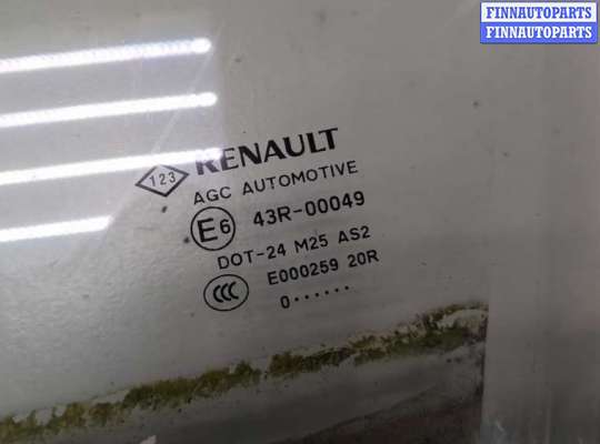 Стекло сдвижной двери на Renault Scenic III