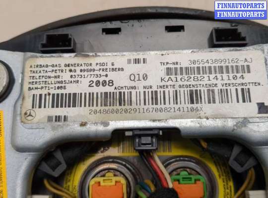 Подушка безопасности водителя (AirBag) на Mercedes-Benz C (W204)