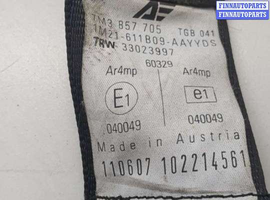 Ремень безопасности на Volkswagen Sharan I (7M)