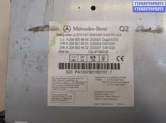 купить Магнитола на Mercedes GLK X204 2008-2015