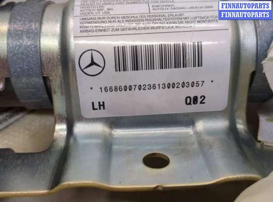 купить Подушка безопасности боковая (шторка) на Mercedes ML W166 2011-2015