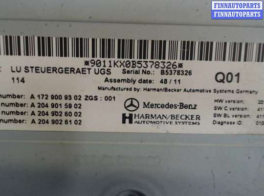 Блок управления навигацией MB965584 на Mercedes GLK X204 2008-2012