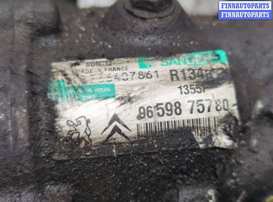 Компрессор кондиционера на Peugeot 207