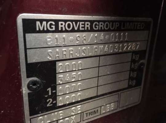 Rover 75 RJ