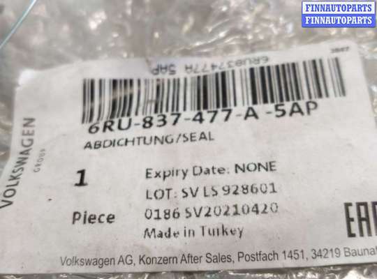 купить Молдинг стекла двери передней левой наружный на Volkswagen Polo Sedan V [рестайлинг] (2015-2020)