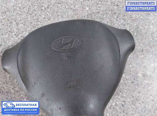 Подушка безопасности водителя (AirBag) на Hyundai Santa Fe I (SM, Classic +ТАГАЗ)