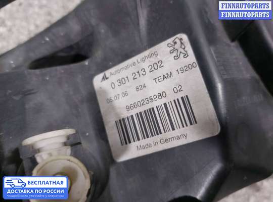 Фара передняя на Peugeot 407