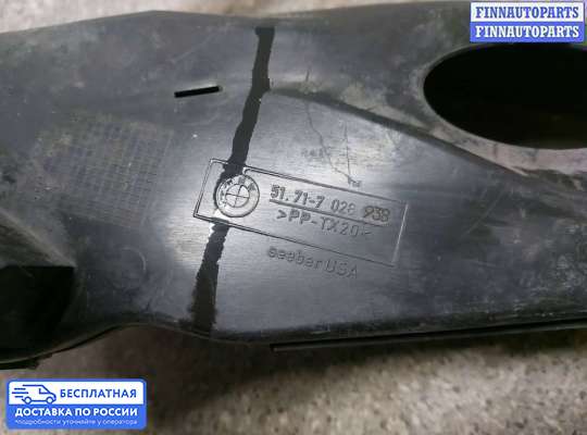 Гофра (патрубок) воздушного фильтра на BMW X5 (E53)