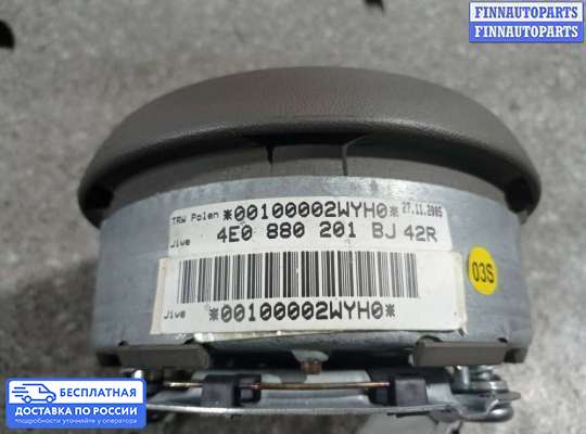 Подушка безопасности водителя (AirBag) на Audi A8 (D3, 4E)