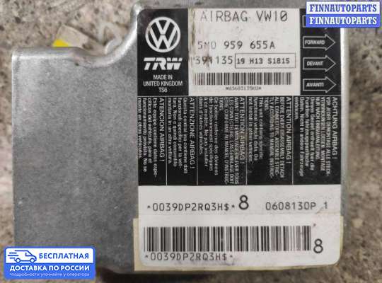 ЭБУ AIRBAG (электронный блок управления подушками безопасности) на Volkswagen Passat B6 (3C)