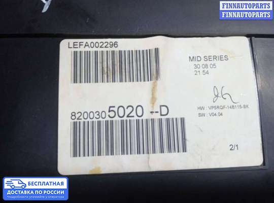 Щиток приборов на Renault Clio III