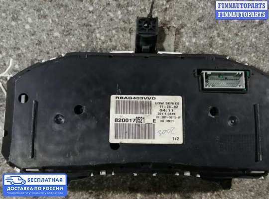 Щиток приборов на Renault Megane II