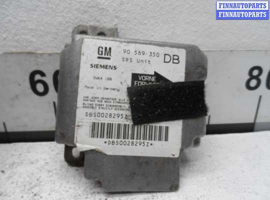 Блок управления подушек безопасности OP1252608 на Opel Vectra B 1995 - 2002