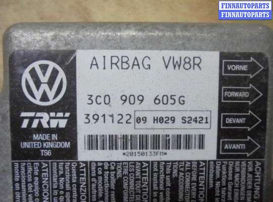 ЭБУ AIRBAG (электронный блок управления подушками безопасности) на Volkswagen Passat B6 (3C)