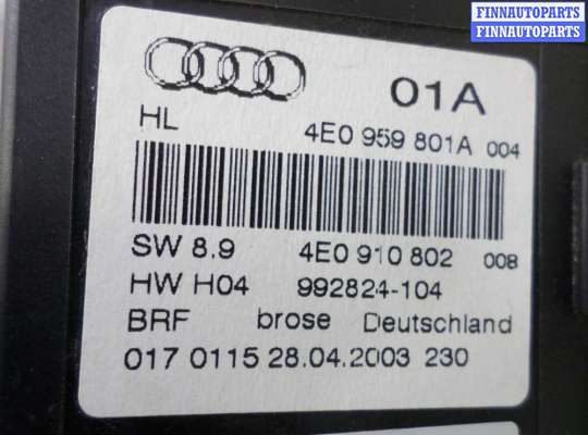 купить Стеклоподъемник задний левый на Audi A8 D3 (4E2) 2002 - 2005