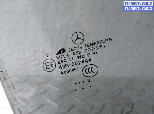 купить Стекло двери задней правой на Mercedes GL (X164) Рестайлинг 2009 - 2012