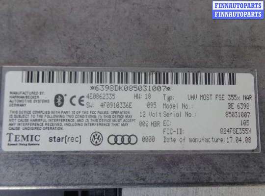 купить Блок управления телефоном на Audi Q7 (4LB) 2005 - 2009