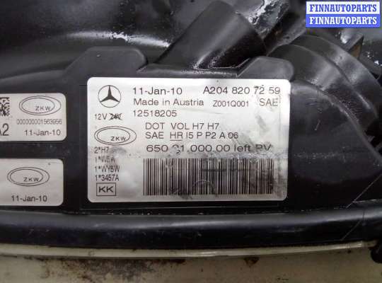 купить Фара левая на Mercedes GLK (X204) 2008 - 2012