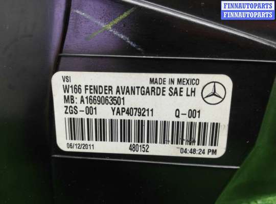 купить Фонарь крыла левый на Mercedes M-klasse (W166) 2011 - 2015