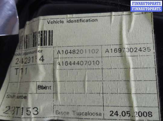 купить Стеклоподъемник задний правый на Mercedes GL (X164) 2006 - 2009