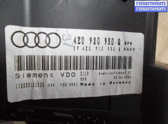 купить Щиток приборов на Audi A8 D3 (4E2) рестайлинг 1 2005 - 2007